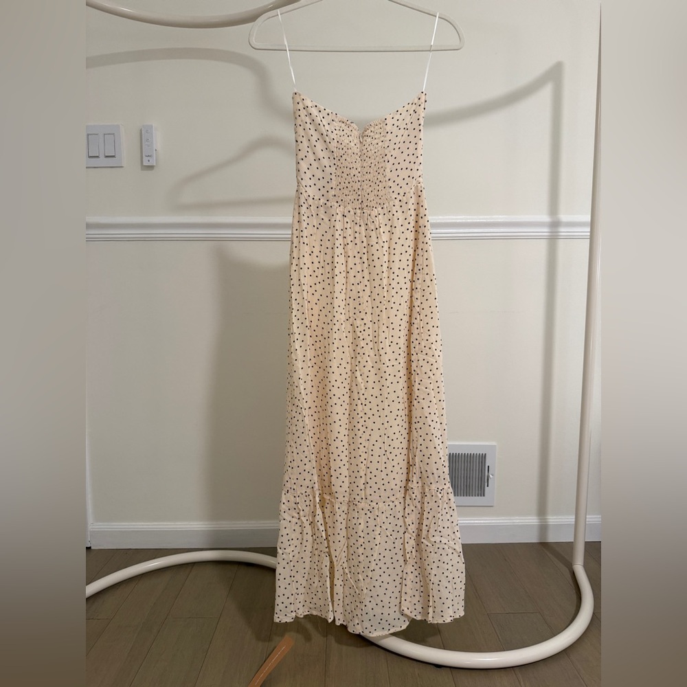 Reformation Arta Dress, Salt + Pepper - Picture 5 of 9